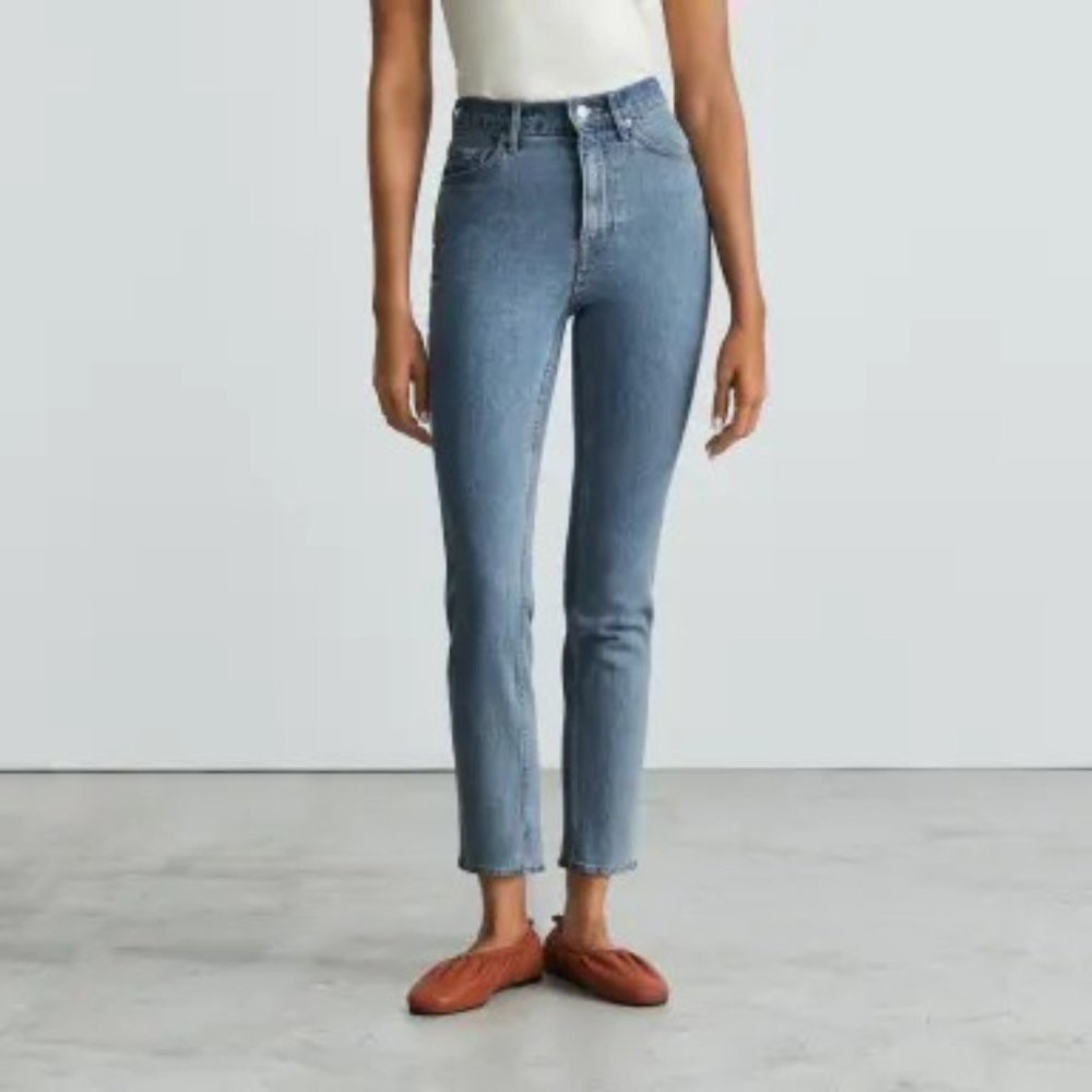 New Everlane The Original Cheeky Jean Straight Crop Size: 27